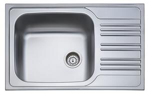DE-167 780x500 mm rozsdamentes mosogatótálca