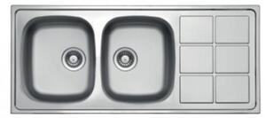 LT1160.500 1160x500 mm rozsdamentes mosogatótálca