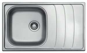 WV860.500 860x500 mm rozsdamentes mosogató