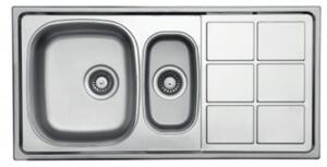 LT1000.500 1000x500 mm rozsdamentes mosogatótálca