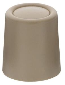 Ajtóütköző műanyag d=27x30 mm, beige