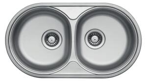 KM-780 780x435 mm rozsdamentes mosogatótálca
