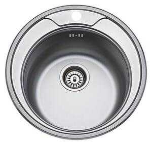 DE-107 480 mm rozsdamentes mosogató