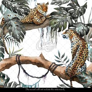 Fotótapéta Leopardi a fán nyugszik Öntapadós 250x250cm