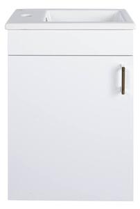 VivaStyle NIKA - fali függesztett - fürdőszobabútor CeraStyle 71100 mosdóval - BALOS - 42 x 24 cm