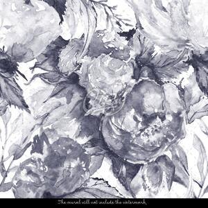 Fotótapéta Dekoratív szürke virágok Öntapadós 250x250cm