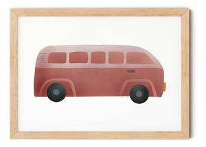 Autós falikép: VW lakóautó A5 (15x21 cm)