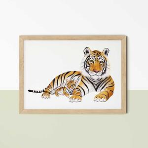 Tigris II. gyerekszobai falikép 40*50 cm