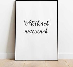 Motivációs poszter: Véletlenek nincsenek. A5 (15x21 cm)