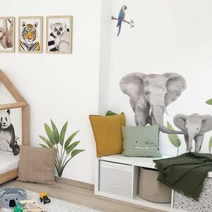 Dzsungel falmatrica: elefántmama kölykével M (75*65 cm)