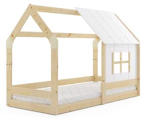 DOMEK gyerekágy ablakkal 80×160 cm Fenyő