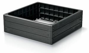 Prosperplast BASE WOODY magaságyas 75,6 cm antracit