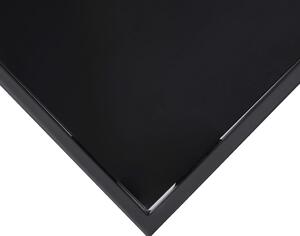 VidaXL fekete edzett üveg kerti bárasztal 60 x 60 x 110 cm