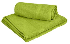 1x fürdőlepedő CLARYSSE ELEGANCE 70x140 cm + 1x törölköző CLARYSSE 60x110 cm, 100% pamut, zöld