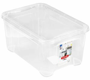 Curver T Box "Xs" Műanyag Tároló Doboz Fedéllel 13,5 L - Átlátszó
