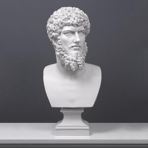 Lucius Vérusz mellszobor - Római császár márvány luxus lakberendezés