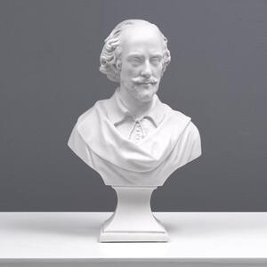 William Shakespeare mellszobor márvány luxus lakberendezés férfi