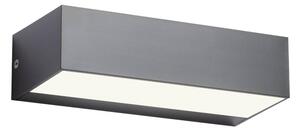 LED kültéri fali lámpa, LAMPRIS, fekete, 17x8 cm