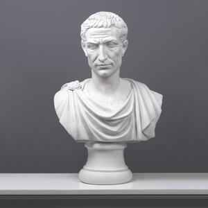 Julius Caesar mellszobor - Római császár márvány luxus lakberendezés