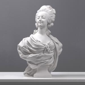 Marie Antoinette mellszobor márvány luxus lakberendezés női beltéri