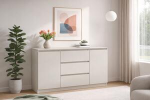 Komód Linea 140 2D3S (kasmír). Akció -16%