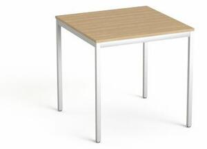 Általános asztal fémlábbal, 75x75 cm, MAYAH Freedom SV-37, kőris (IBXA37K)