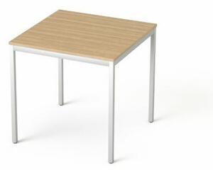 Általános asztal fémlábbal, 75x75 cm, MAYAH Freedom SV-37, kőris (IBXA37K)