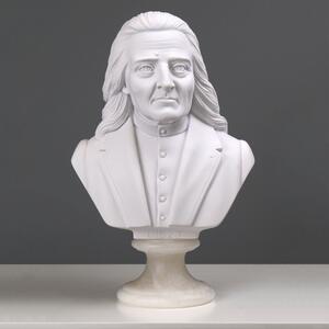 Liszt Ferenc mellszobor márvány luxus lakberendezés