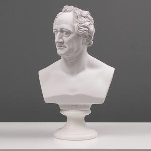 Goethe mellszobor márvány luxus lakberendezés modern lakásdekoráció