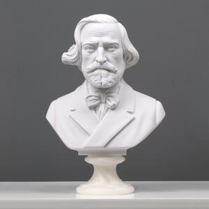 Verdi mellszobor márvány luxus lakberendezés modern lakásdekoráció