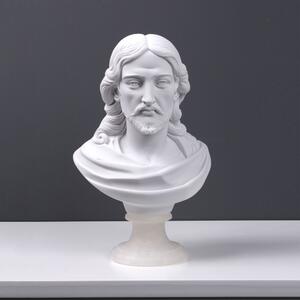 Jézus Krisztus mellszobor márvány luxus lakberendezés