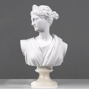 Diana mellszobor márvány luxus lakberendezés modern lakásdekoráció