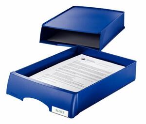 Irattároló, műanyag, 1 fiókos, LEITZ Plus, kék (E52100035)