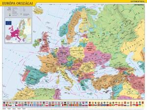 Könyökalátét, kétoldalas, STIEFEL, Európa országai/Európa gyerektérkép (VTK24)