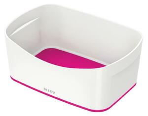 Tároló doboz, LEITZ MyBox, fehér-rózsaszín (E52571023)
