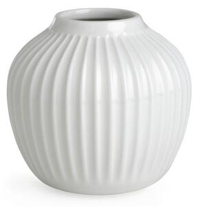 Hammershoi fehér agyagkerámia váza, magasság 12,5 cm - Kähler Design