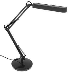 Asztali lámpa, kompakt fénycső, 11 W, ALBA Fluoscope, fekete (VFLUOSFK)