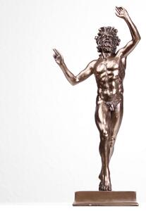 A Táncoló Szatír Szobor Pompeiitől (Hidgen öntött bronz) beltéri