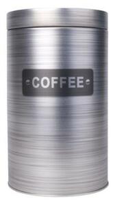 Kávétartó doboz, fémhenger, mintás, 11x18 cm (KHKE255)