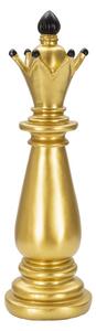 Aranyszínű & Fekete Bástya Sakkbábú (Modern Szobor)