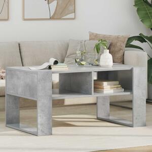 Dohányzóasztal tárolóval Beton Szürke 92 x 53 x 45 cm Faanyag