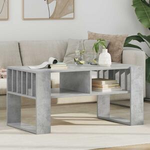 Dohányzóasztal Beton Szürke 92 x 49,5 x 45 cm Faanyag