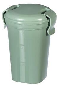 Ételtartó pohár, 600ml, műanyag, CURVER, Lunch&Go, zöld (KHMU233)
