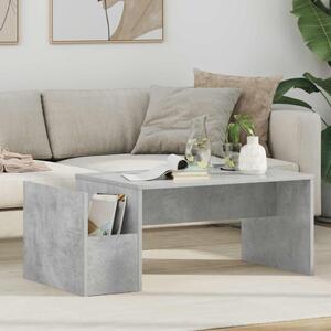 Dohányzóasztal Beton Szürke 90 x 45 x 35 cm Faanyag