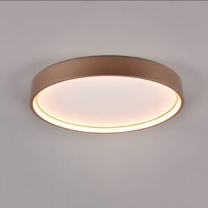 Trio Lighting LED mennyezeti világítás Doha, CCT, kávészín, Barna / rozsda, Nappali / Étkező, fém