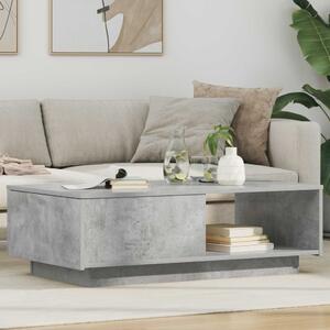 Dohányzóasztal fiókkal Beton Szürke 95 x 55 x 31 cm Faanyag