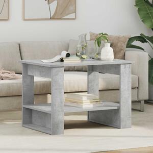 Dohányzóasztal Beton Szürke 72 x 50 x 50 cm Faanyag