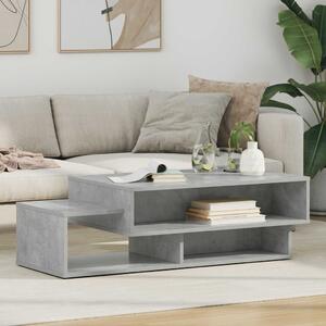 Dohányzóasztal Beton Szürke 105 x 50 x 32,5 cm Faanyag