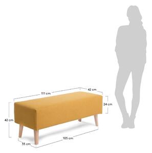 Lydia sárga ülőpad - Kave Home