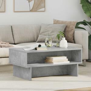Dohányzóasztal Beton Szürke 80 x 46 x 35 cm Faanyag